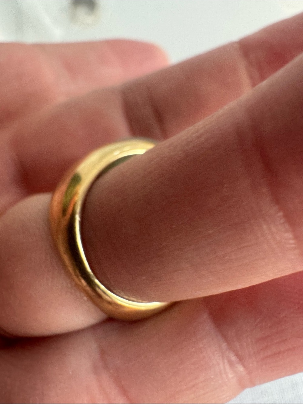 14K gold and jade massive dome ring - Picture 10 of 15